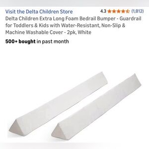 Delta Children Store Foam Bumper Guardrail